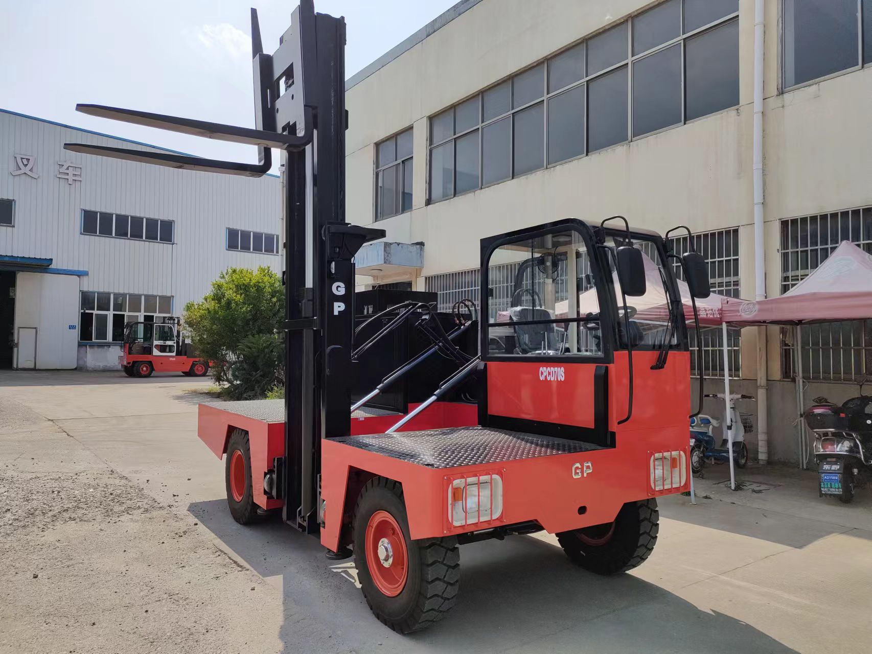 forklift samping CPCD70S CPCD80S CPCD100S