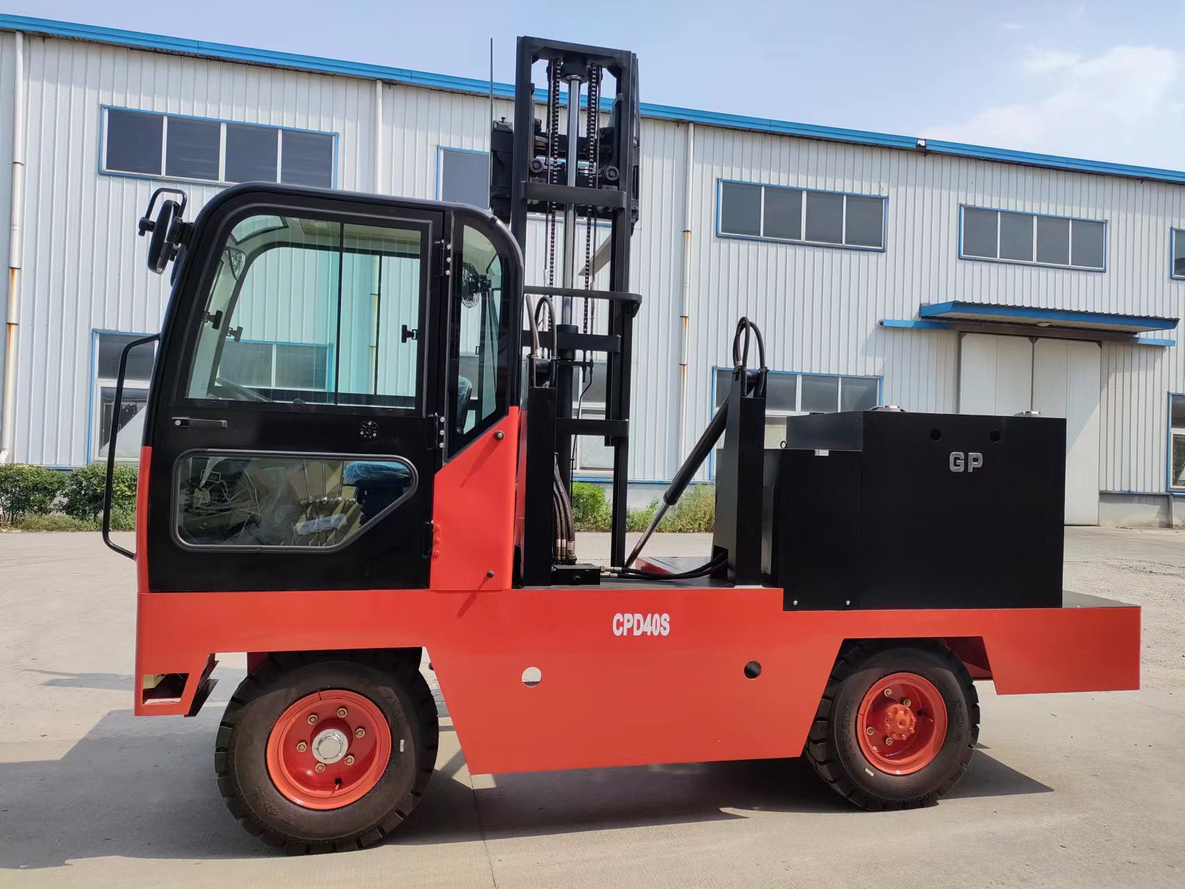 Forklift samping listrik 5-7ton